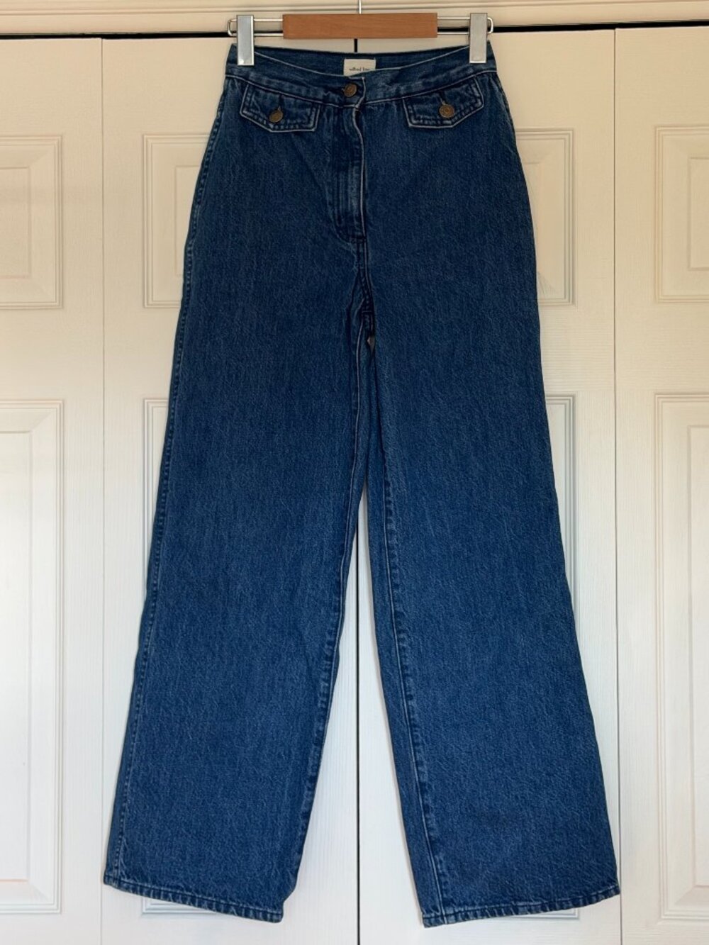 Aritzia Wilfred Free Range Wide-Leg Jeans – Medium Wash